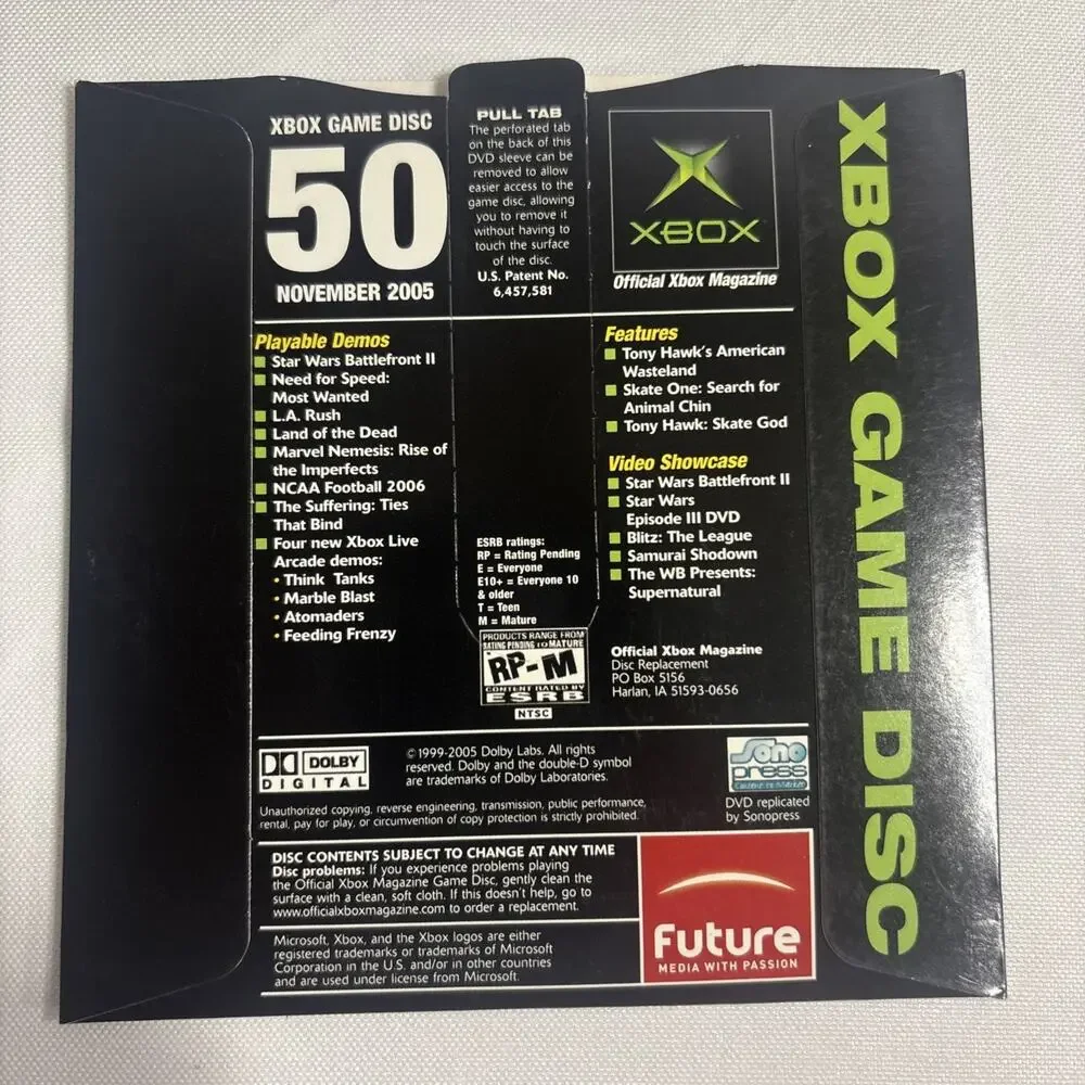 Official Xbox Demo Disc 48,49,50. MortalCombat, Farcry, StarWars Battlefront